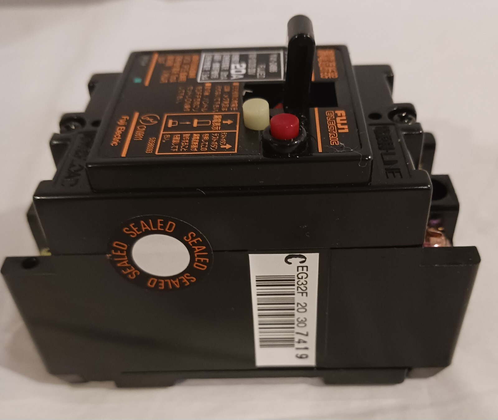 FUJI Electric EG32F Earth Leakage Breaker. 20A, New in box. Free Shipping.