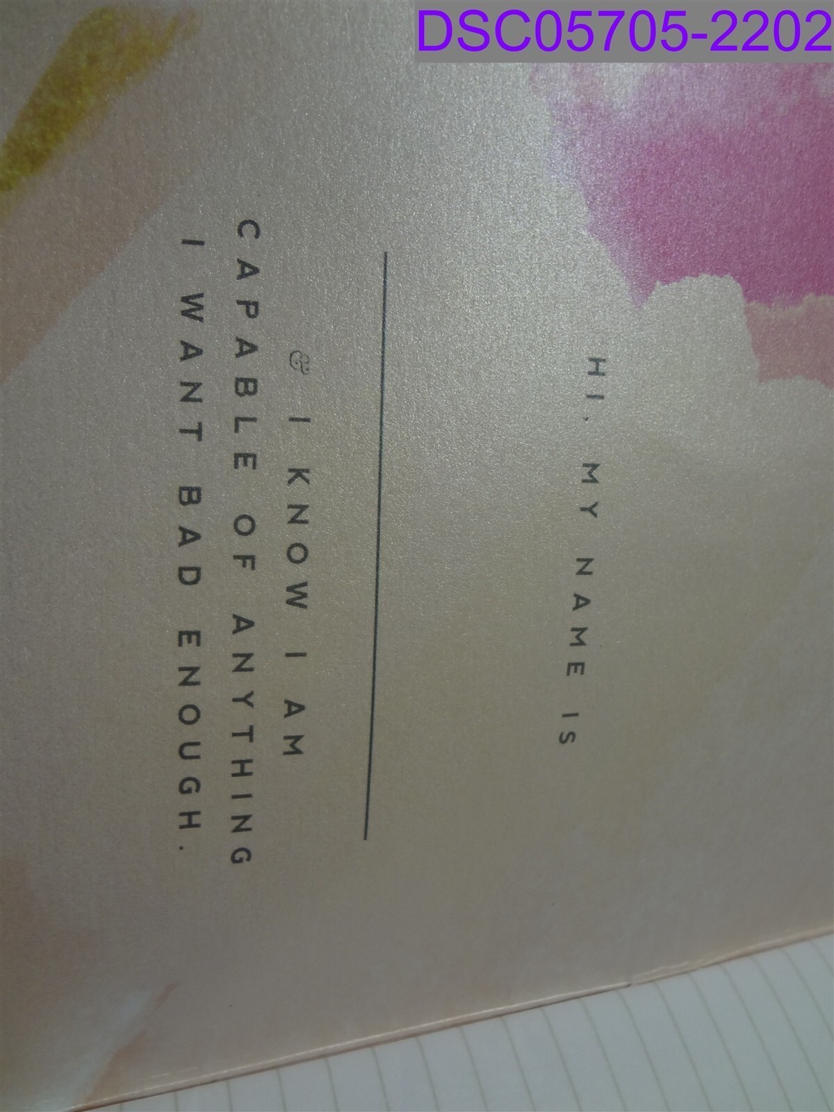 Kitty Meow Secret Sauce & Action Plan Inspirational Notebook Dirty from Handling