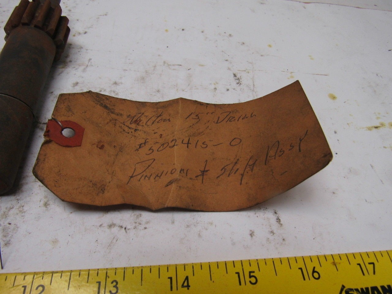 Vintage Lathe Bar Stock End Facing Forming Cutter Turner Missing Roller