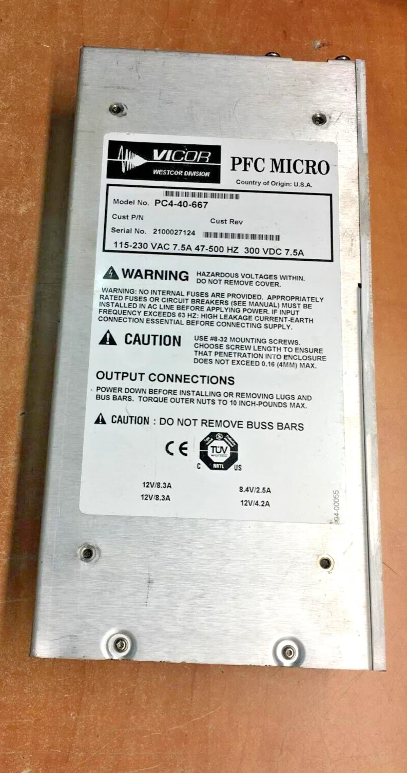 ✅ VICOR Switching Power Supplies PFC Micro PC4-40-667