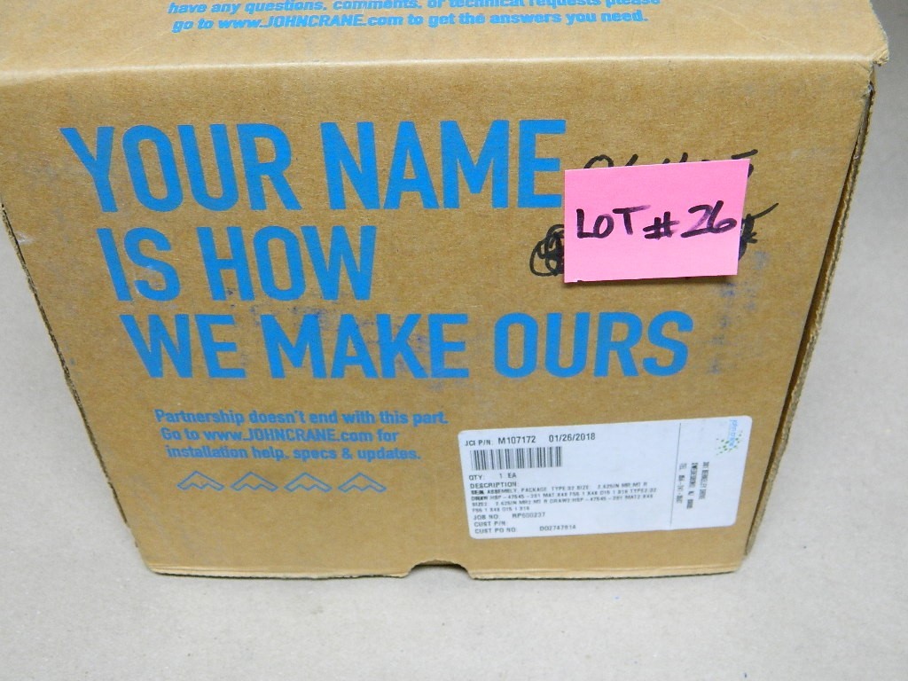 JOHN CRANE NEW M107172 Type 32 Size 2.625″ Seal Cartridge Assembly LOT # 26