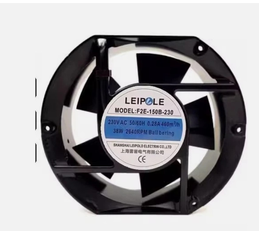 LEIPOLE F2E-150B-230 230VAC 0.28A 38W Axial Cooling Fan