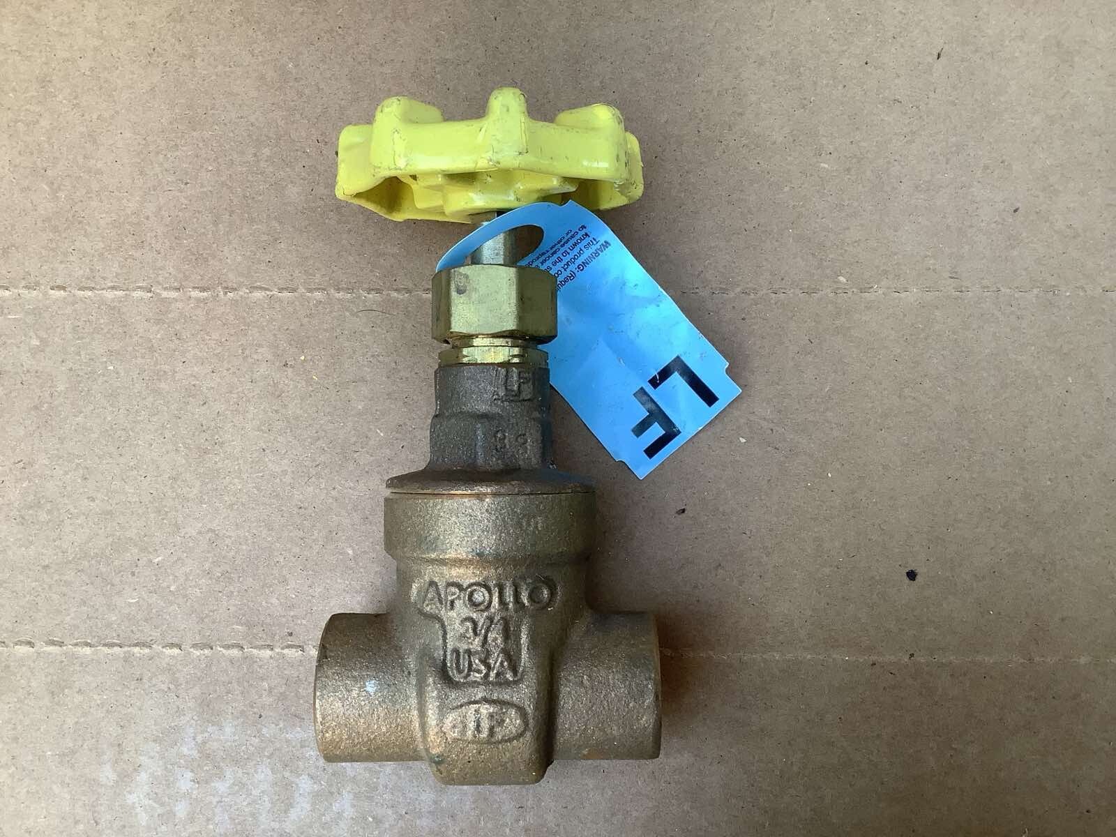 3/4 Gate Valve Apollo Solder Lead Free Bronze CL125 30LF-044-01