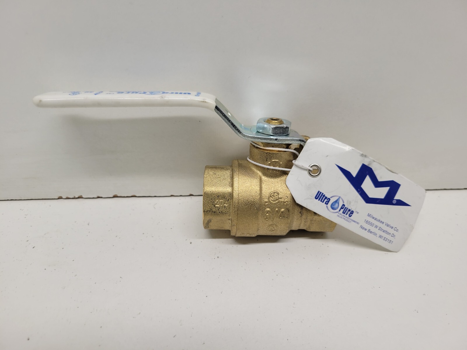 NEW OLD STOCK! ULTRA PURE MILWAUKEE 3/4″ BRASS BALL VALVE UPBA-475B
