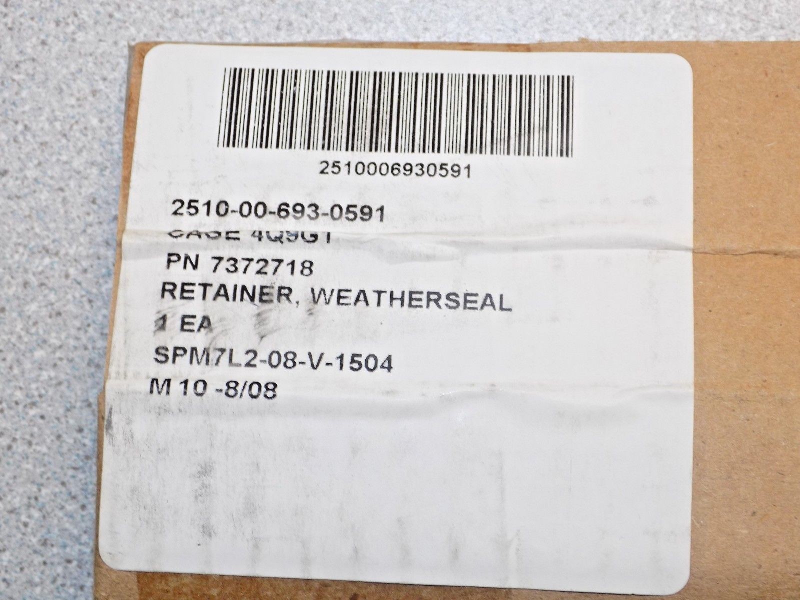 NOS M939 M35 5 Ton Retainer Cab Top Navistar Tank Diamond REO 7372718 Duece