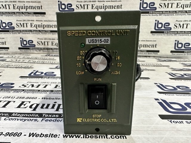 NEW Lot of (2) Electric Co. Speed Control Unit – US315-02 w/Warranty