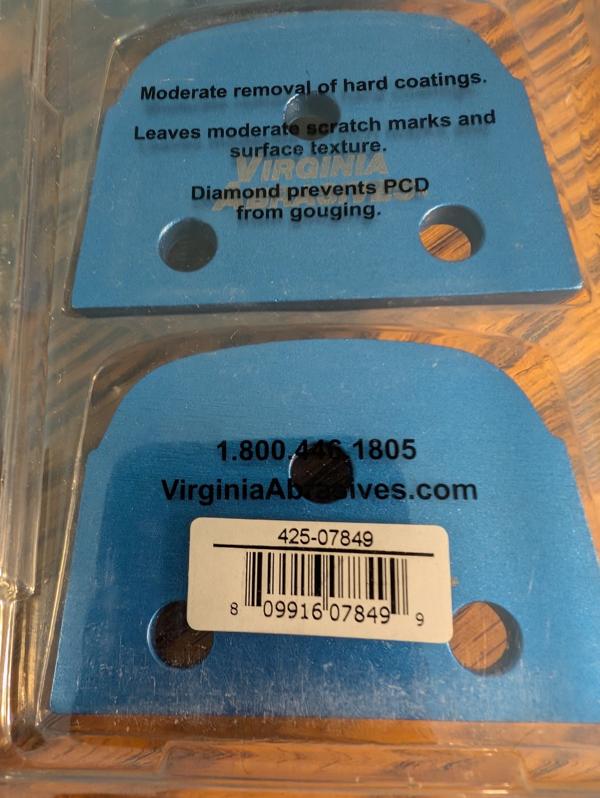 Virginia Abrasives #425-07849 PCD + Diamond Trapezoid