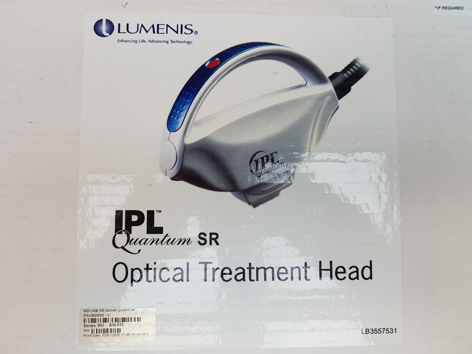 Lumenis IPL QUANTUM SR 560 Optical Treatment Head SA3620000-0