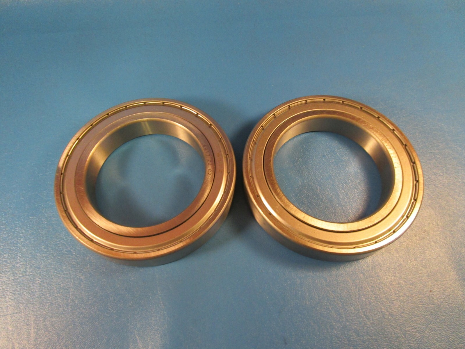 LOT OF 2 EBC 6017 ZZ C3 Single Row Ball Bearings Double Shielded (SKF, NTN, NSK)