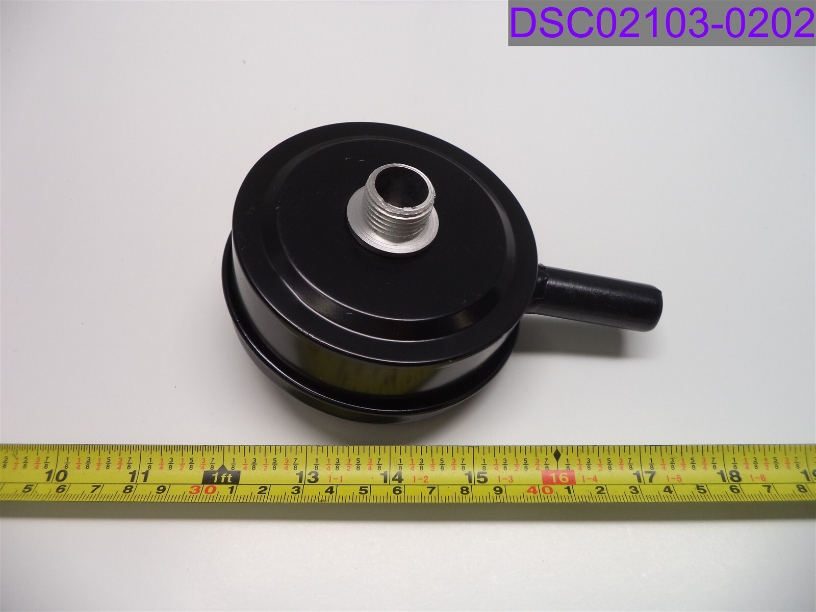 uxcell Air Filter Silencer 1/2 BSP 20mm Thread 2.68″H 5.43″Dia a18070400ux0318