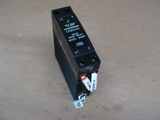 CRYDOM SOLID STATE RELAY CKM0630 60VDC 30A INPUT: 4-32VDC OUT: 0-60VDC