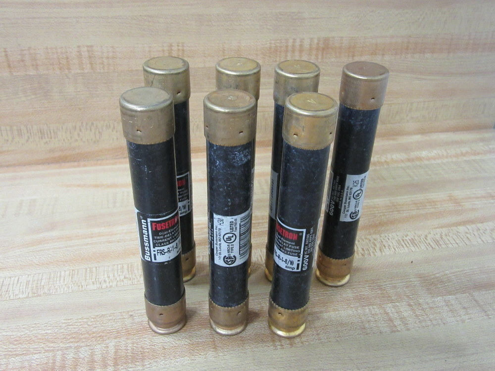 Fusetron FRS-R-1-8/10 Bussmann Fuse FRSR1810 (Pack of 7)