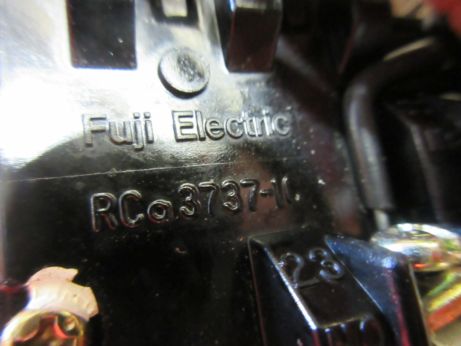 FUJI ELECTRIC CONTACTOR RCA3737-1C IC OVERLOAD RELAY LOT OF 2
