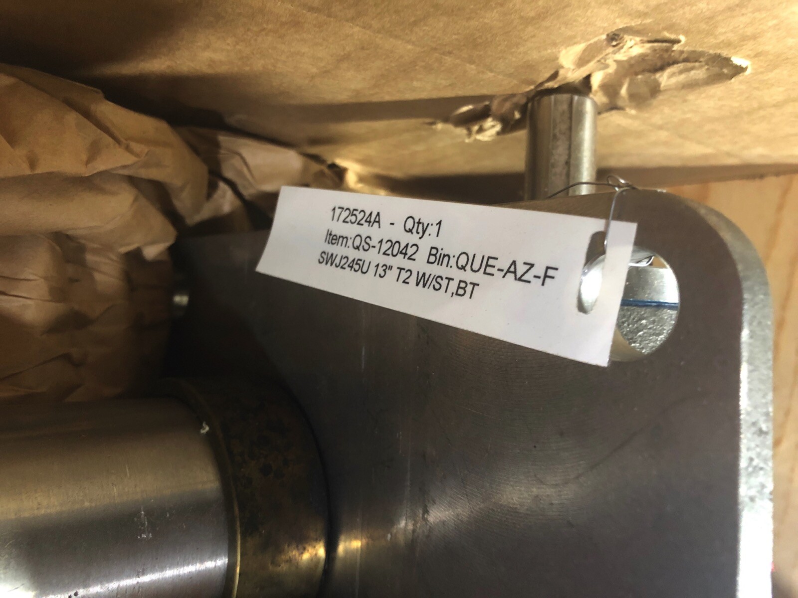JOYCE WJT245-13-UP-T WORM GEAR JACK CNTRL QS-12042 VAL0165738 SHIPPING AVAILABL