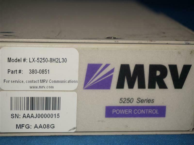 MRV LX-5250-8H2L30 380-0851 LX52508H2L30 3800851 5250 Series Power Control