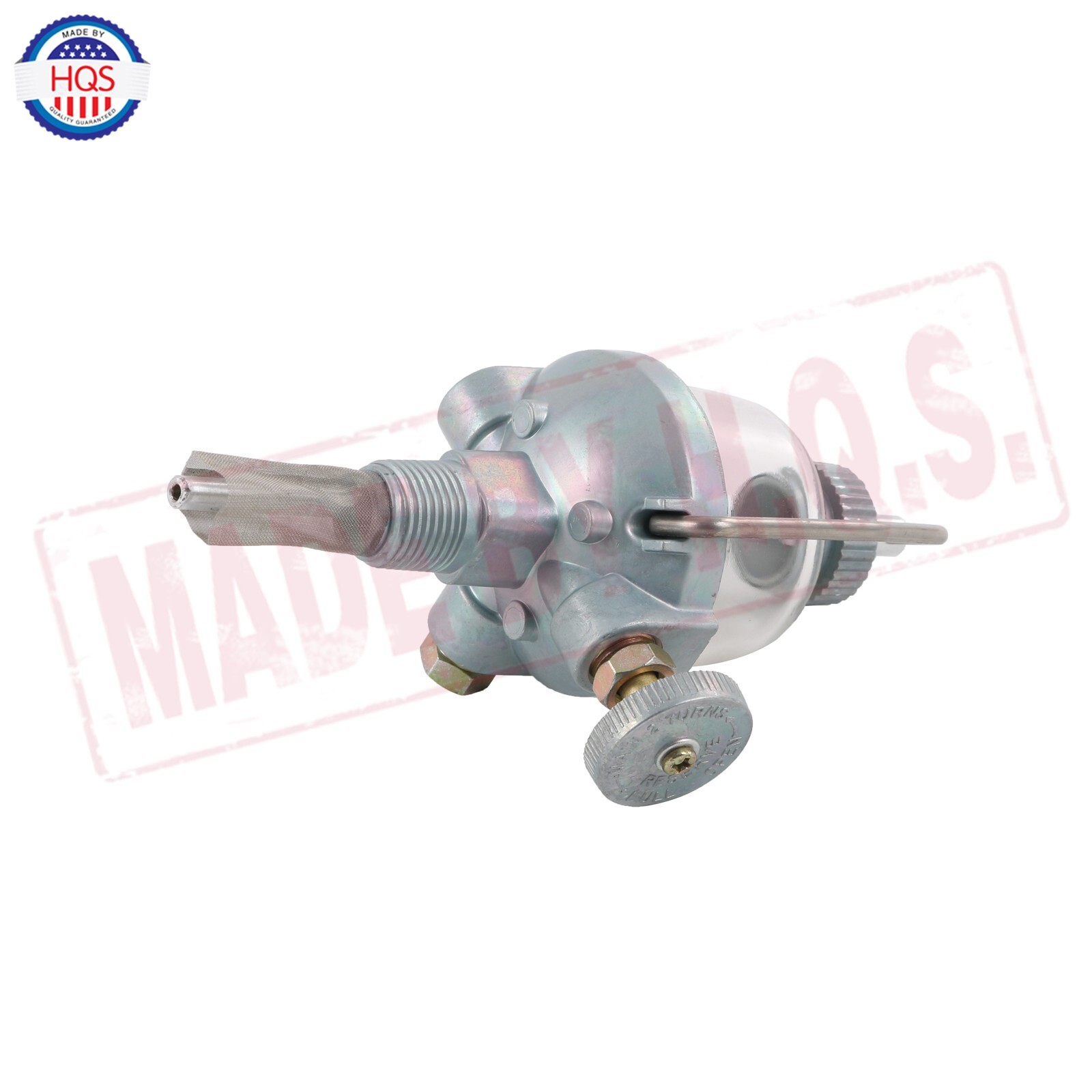 Gas Fuel Sediment Bowl For Ford NAA Jubilee 2N 8N 9N NAA9155 2N9155B w/ Shut Off