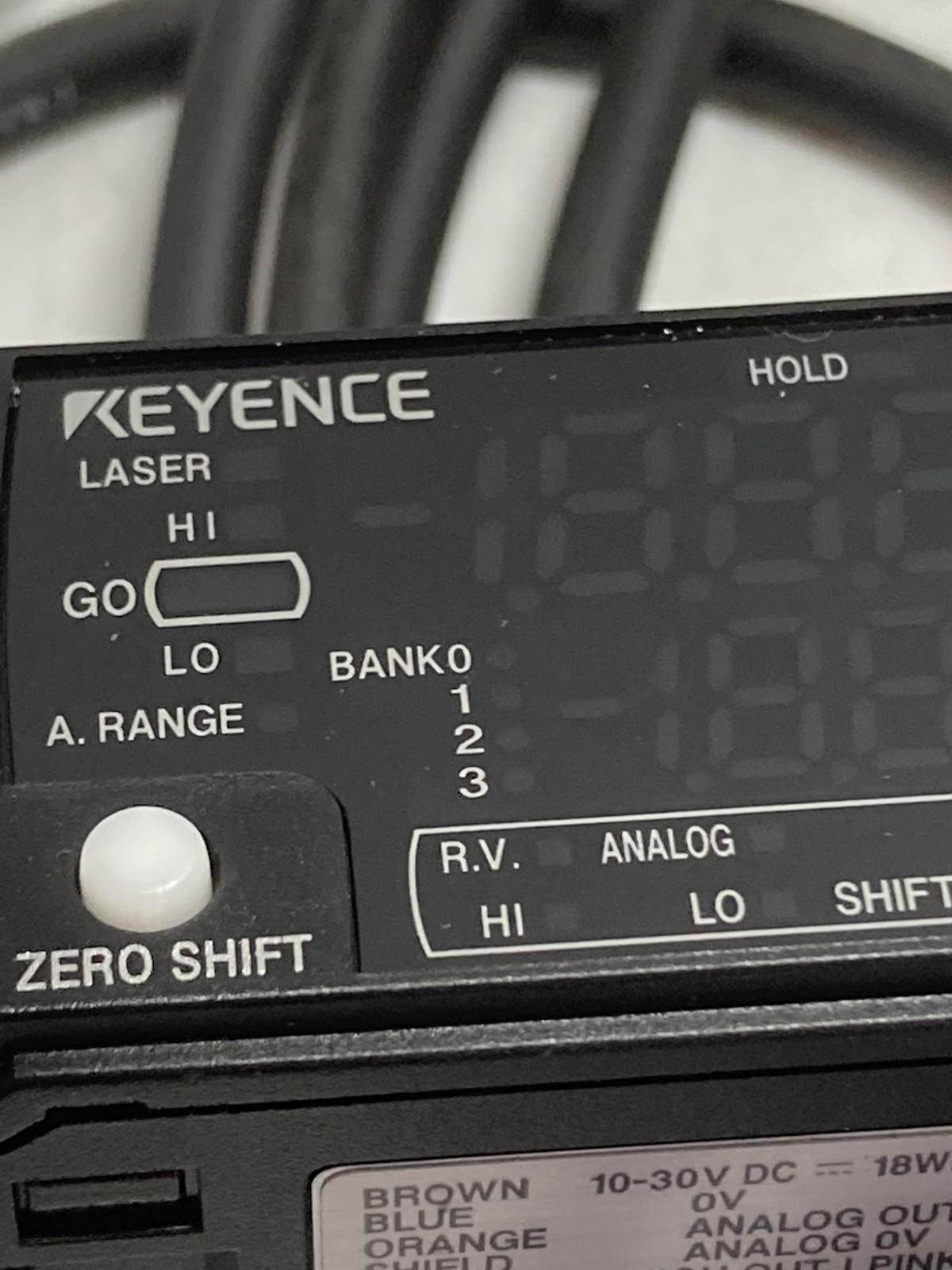 KEYENCE IL-1000 AMPLIFIER UNIT DIN-RAIL MOUNT TYPE 10-30VDC 18W MAX