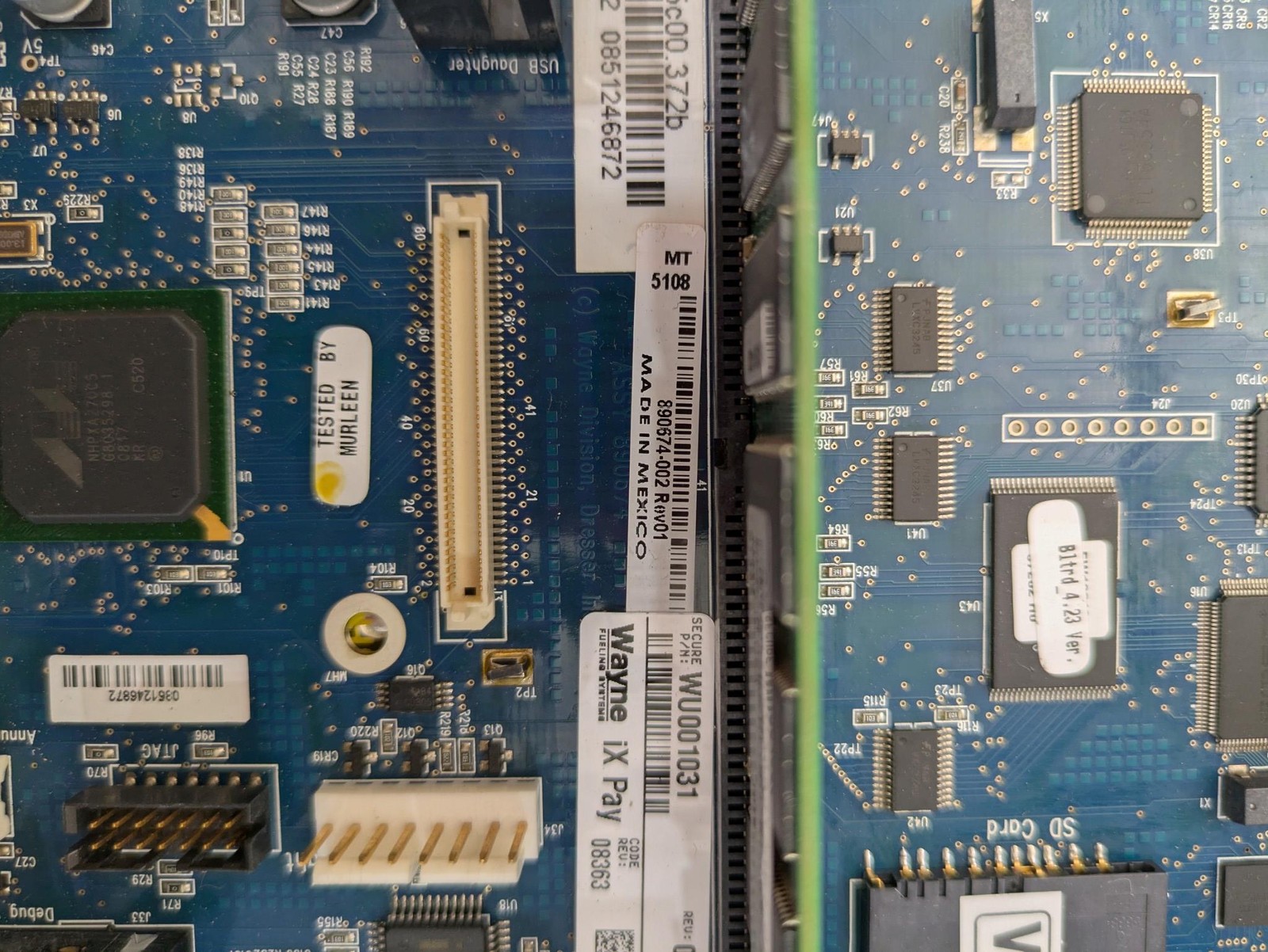 Dresser Wayne Secure iX Pay CAT CPU Board WU001031-R00 (Vista/Ovation Compatible
