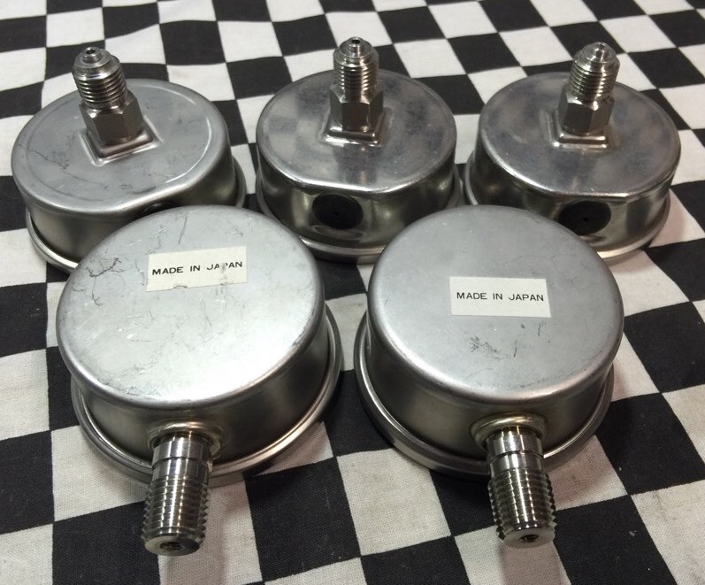 Lot Of 5 Swagelok & Pacific Gauge 0-160PSI, 0-200 Psi, 0-15psi shipsameday#150A8