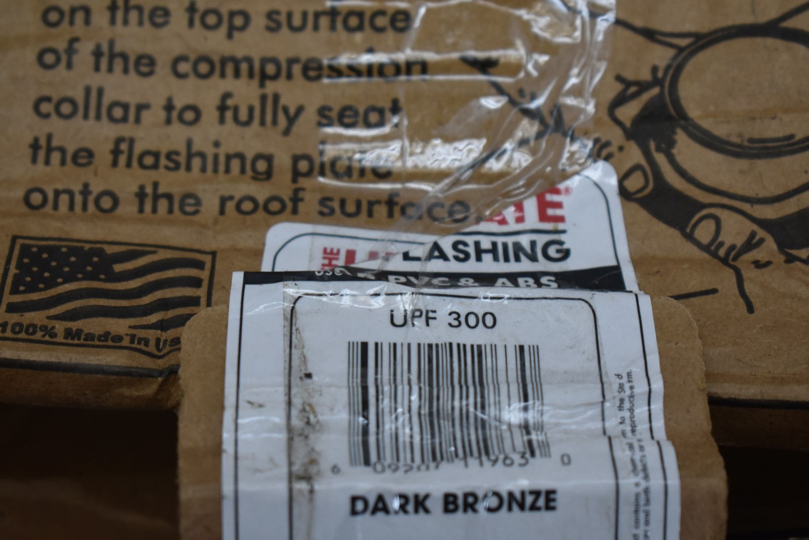 Lifetime Tool & Building Products 3″ Pipe Flashing for UPF 300 Dark Bronze