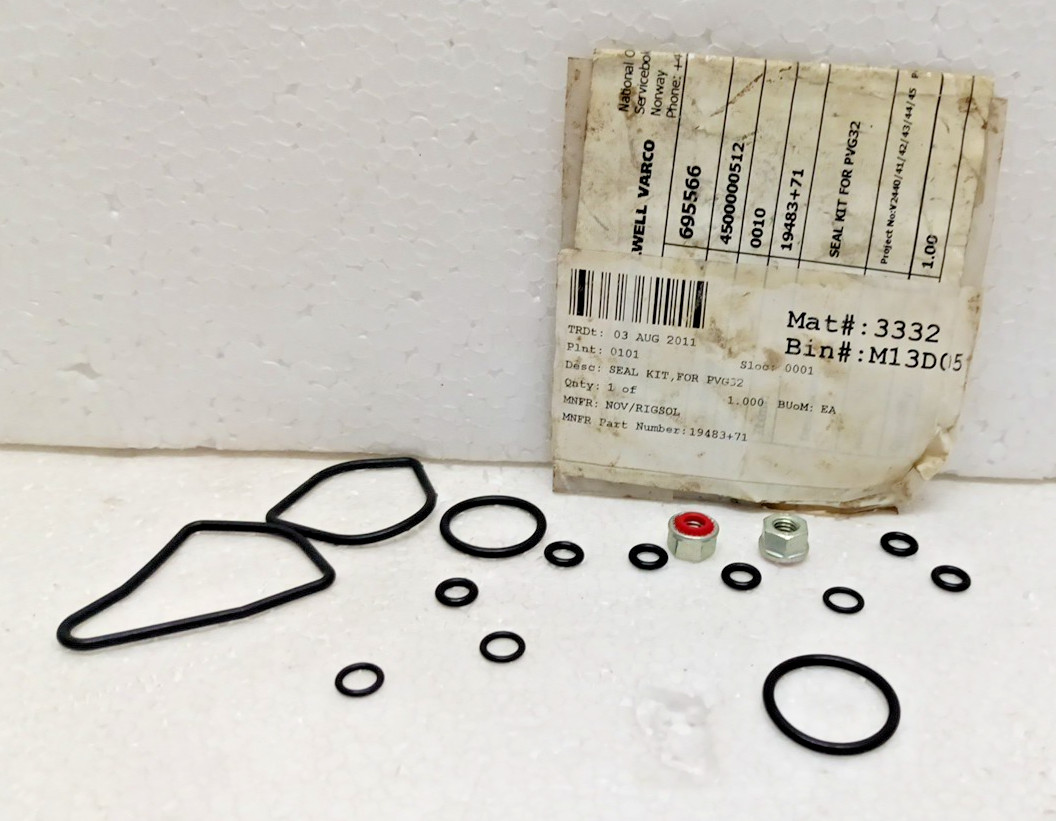 NOV/Rigsol Seal Kit For PVG 32 Free Expedite Shipping Worldwide
