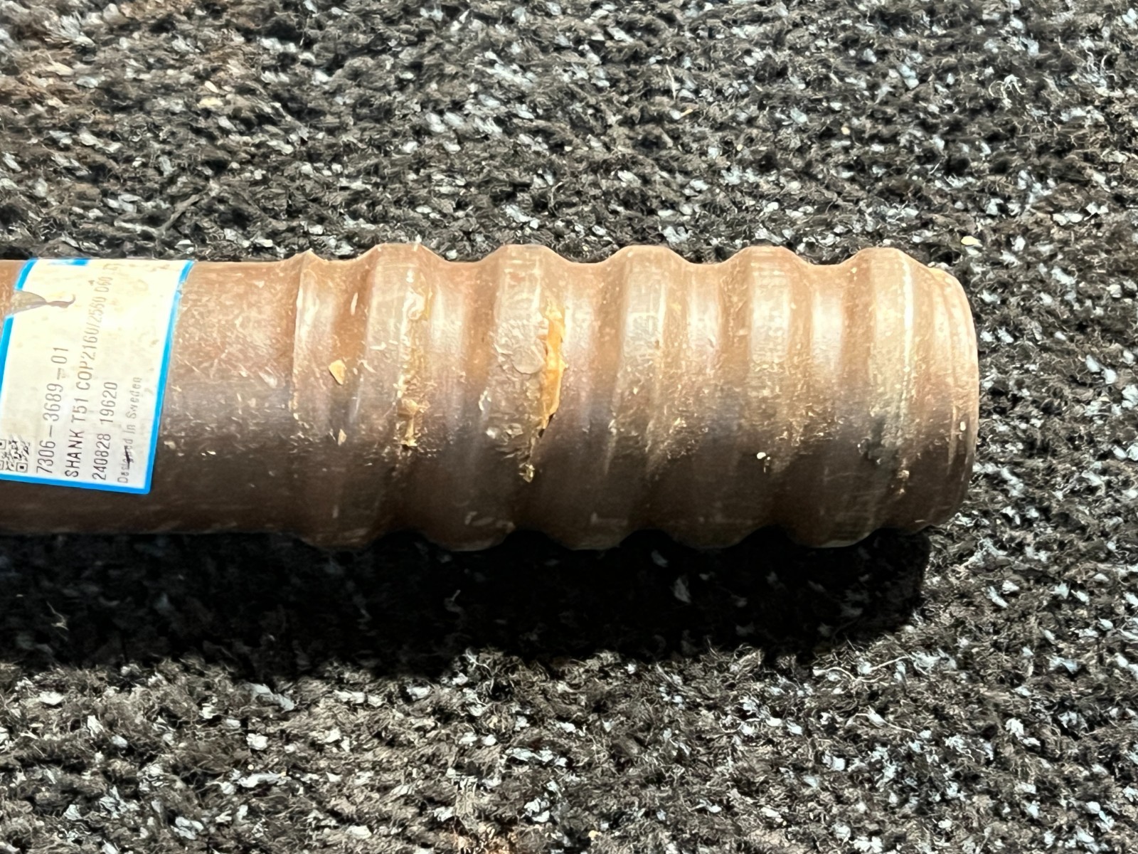 SANDVIK 7306-3689-01 30-INCH LONG, SHANK ADAPTER T51 C.OP2160/2560 D60 L770
