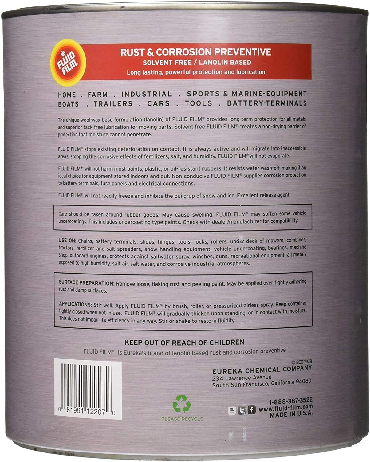1 Gallon Can Rust Inhibitor Rust Prevention Anti Corrosion Anti Rust Coating