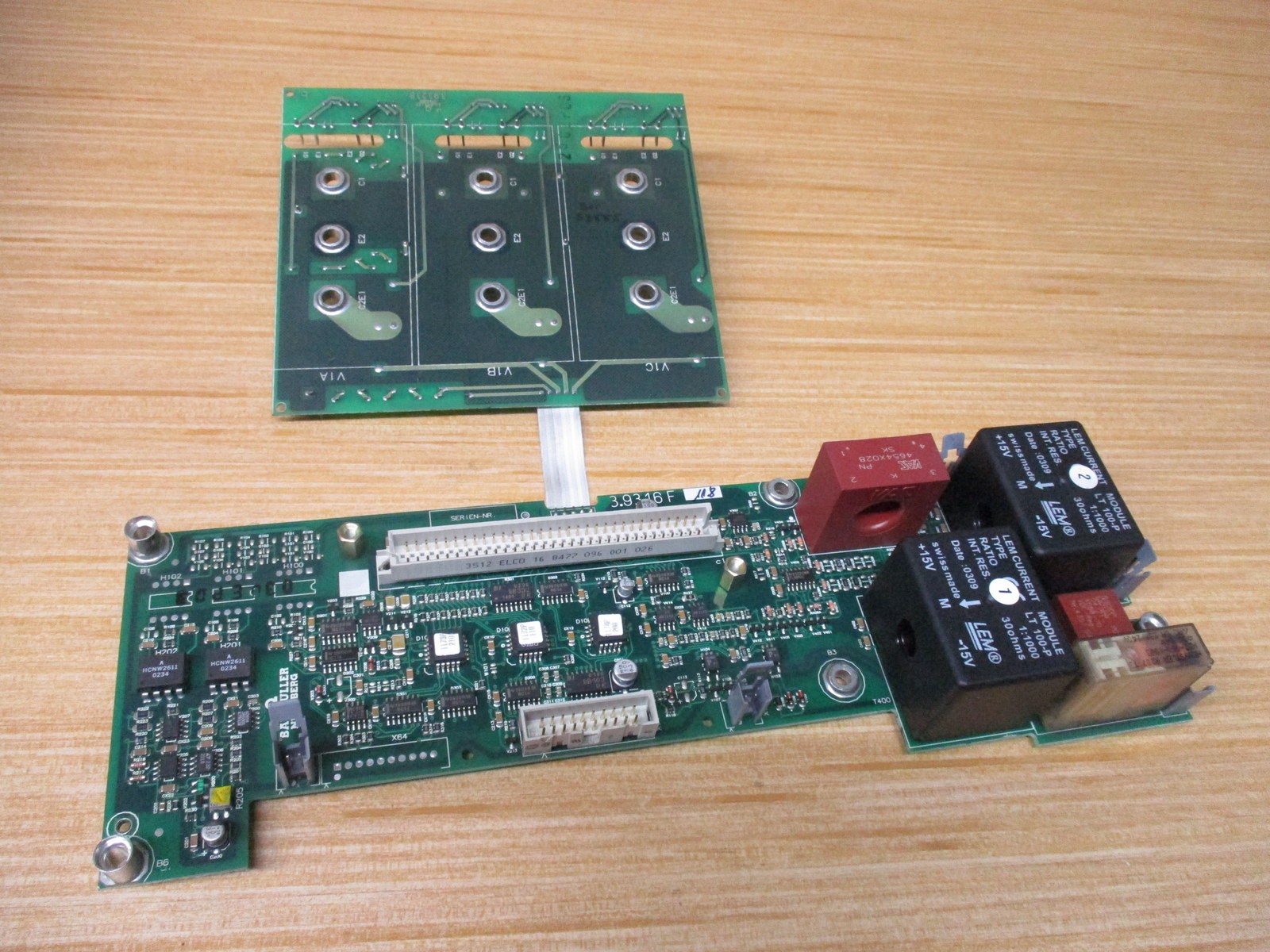 Baumuller 3.9316F Circuit Board 39316F 11.8; W/ 3.9323B Board (Pack of 3)