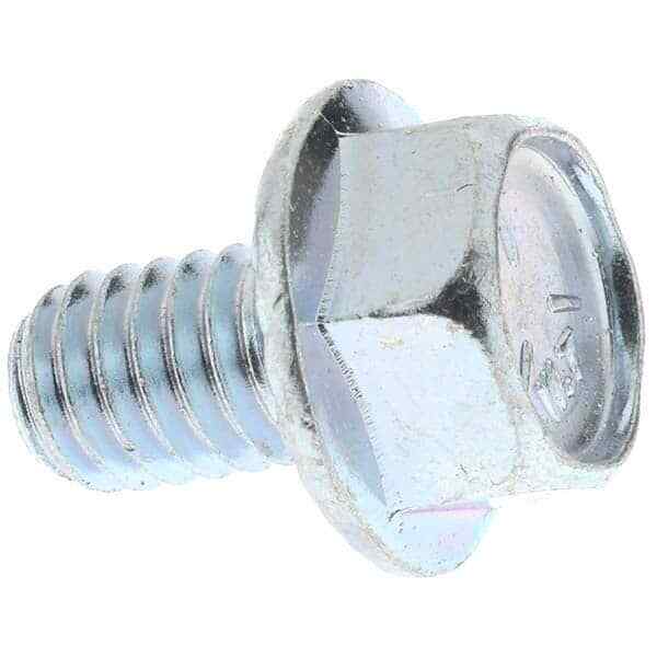 50 Pack Serrated Flange Bolts: 5/16-18 UNC, 1/2″ Under Head, Fully Threaded