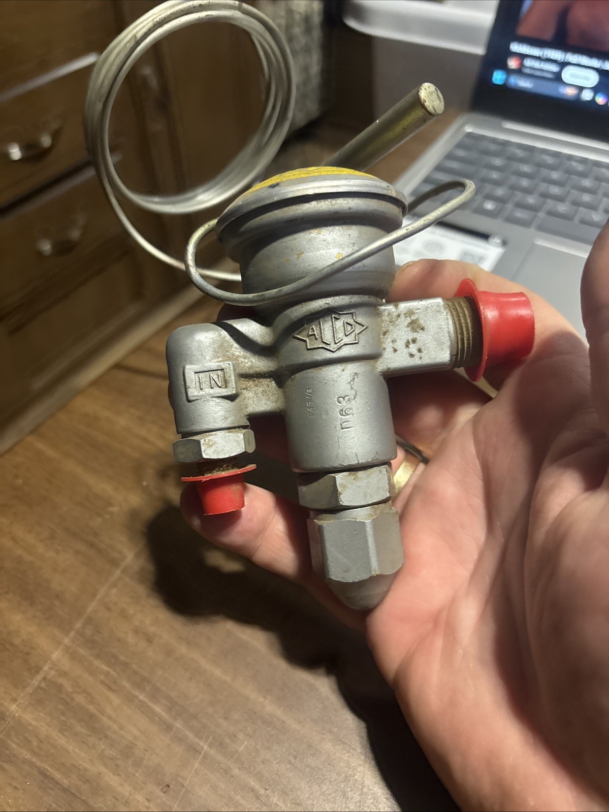 ALCO 402-1F Thermo Valve, 1/4 tons, 45 MOP, 12 refrig., 10 SH.