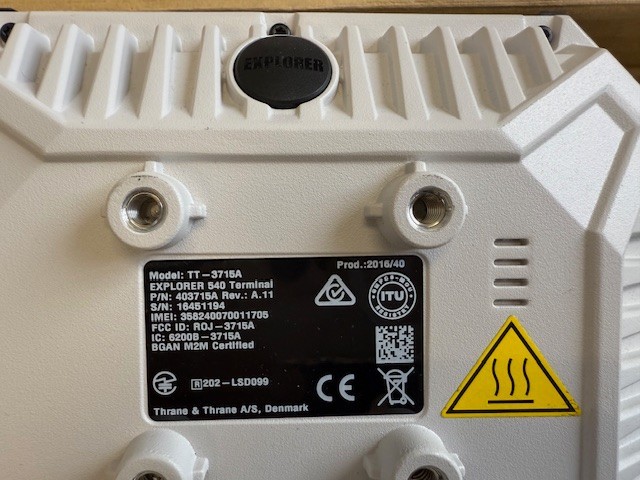 Cobham EXPLORER 540 Fixed Site Inmarsat M2M or Standard BGAN Satellite Terminal