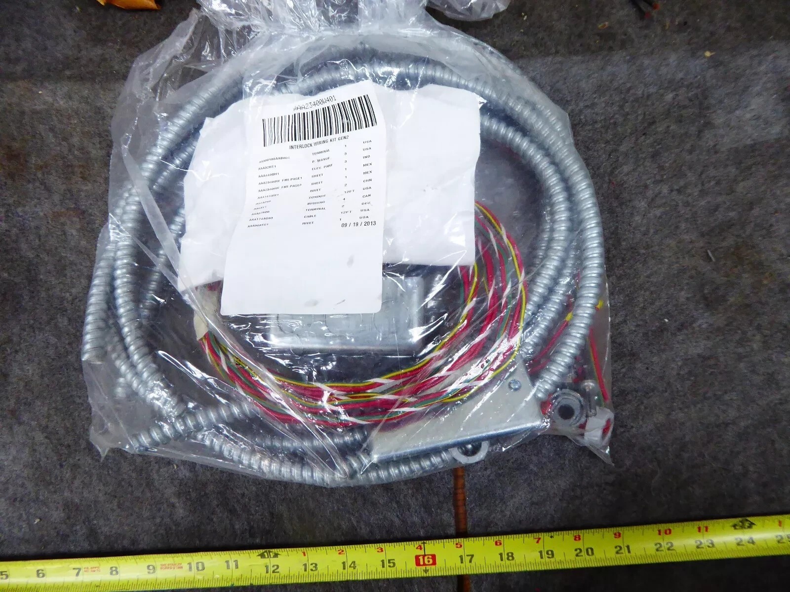 New Otis Elevator AAA23400W401 GEN2 Interlock Wiring Kit Sealed Free Shipping