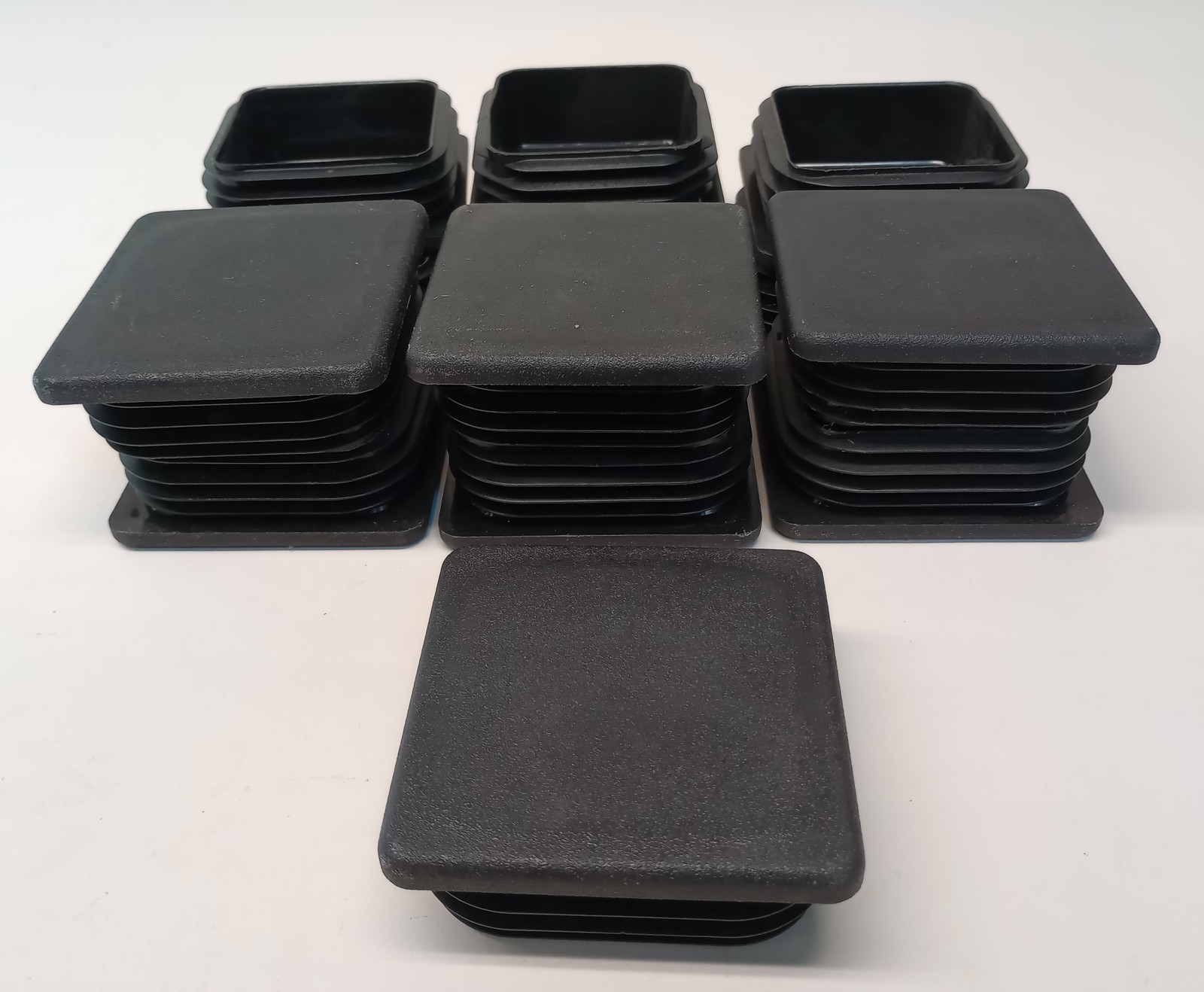 BPF Type T-01021-A-075075-001-005 Black75x75mm Square Tube Insert (Pack Of 13)