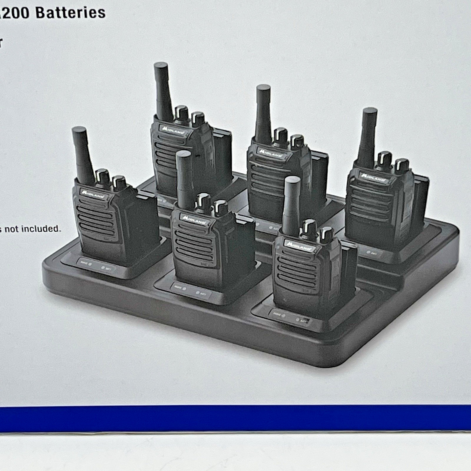 MIDLAND BGC200 Multi Charger Works with BizTalk BR200 Business Radios New!