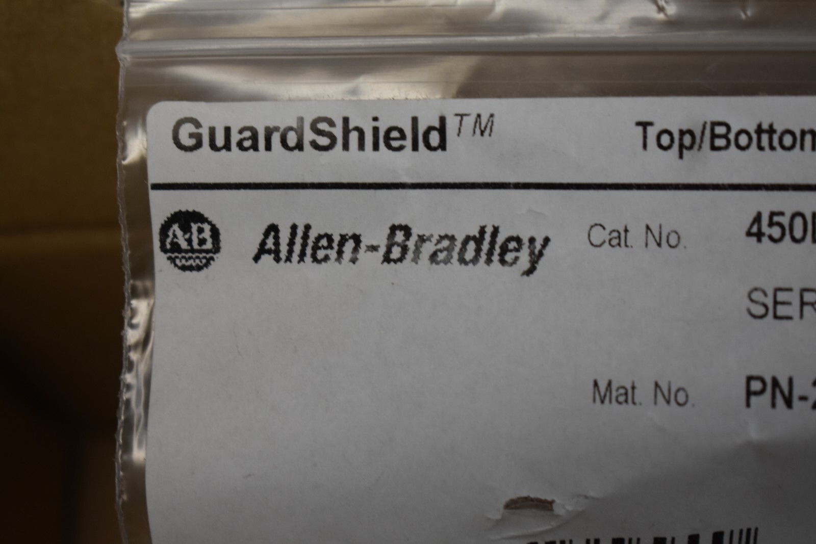 Allen Bradley 450L-AM-TBM Top Bottom Mount Brackets w/ 30mm w Test Rod Black