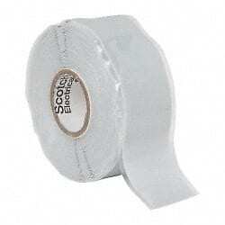 3M 7000006225 Electrical Tape: 1″ Wide, 30′ Long, 12 mil Thick, Gray Series 70