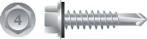 410 SS Unsl Ind HxWHd, P&W w/ 1/2 O.D. Bnd W, 10-16 x 1-1/4, #3 Pt, 400EA