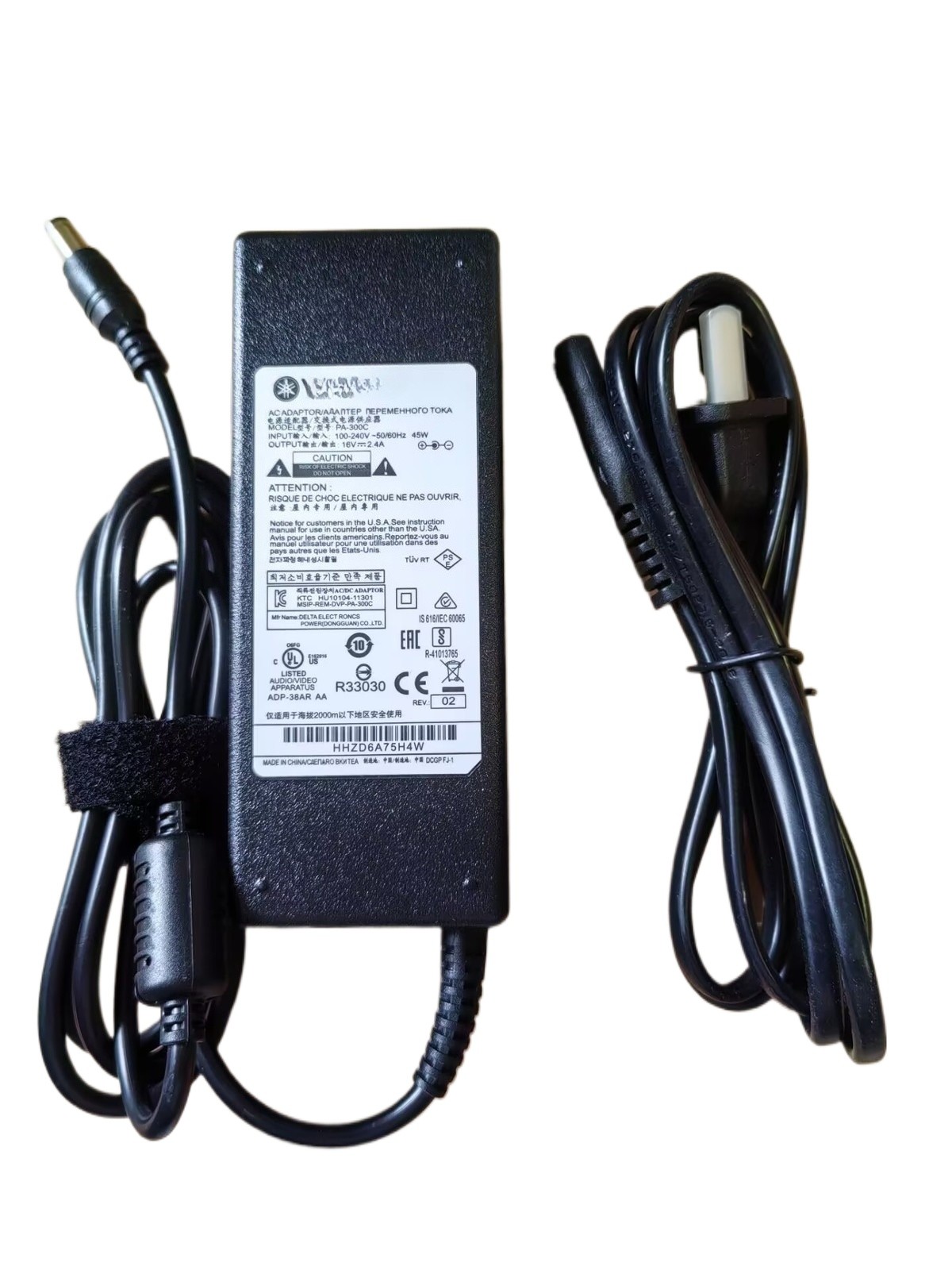 PA-300C Power Adapter Suitable for YAMAHA PSR-S550 S650 S670 S970 16V 2.4A 45W
