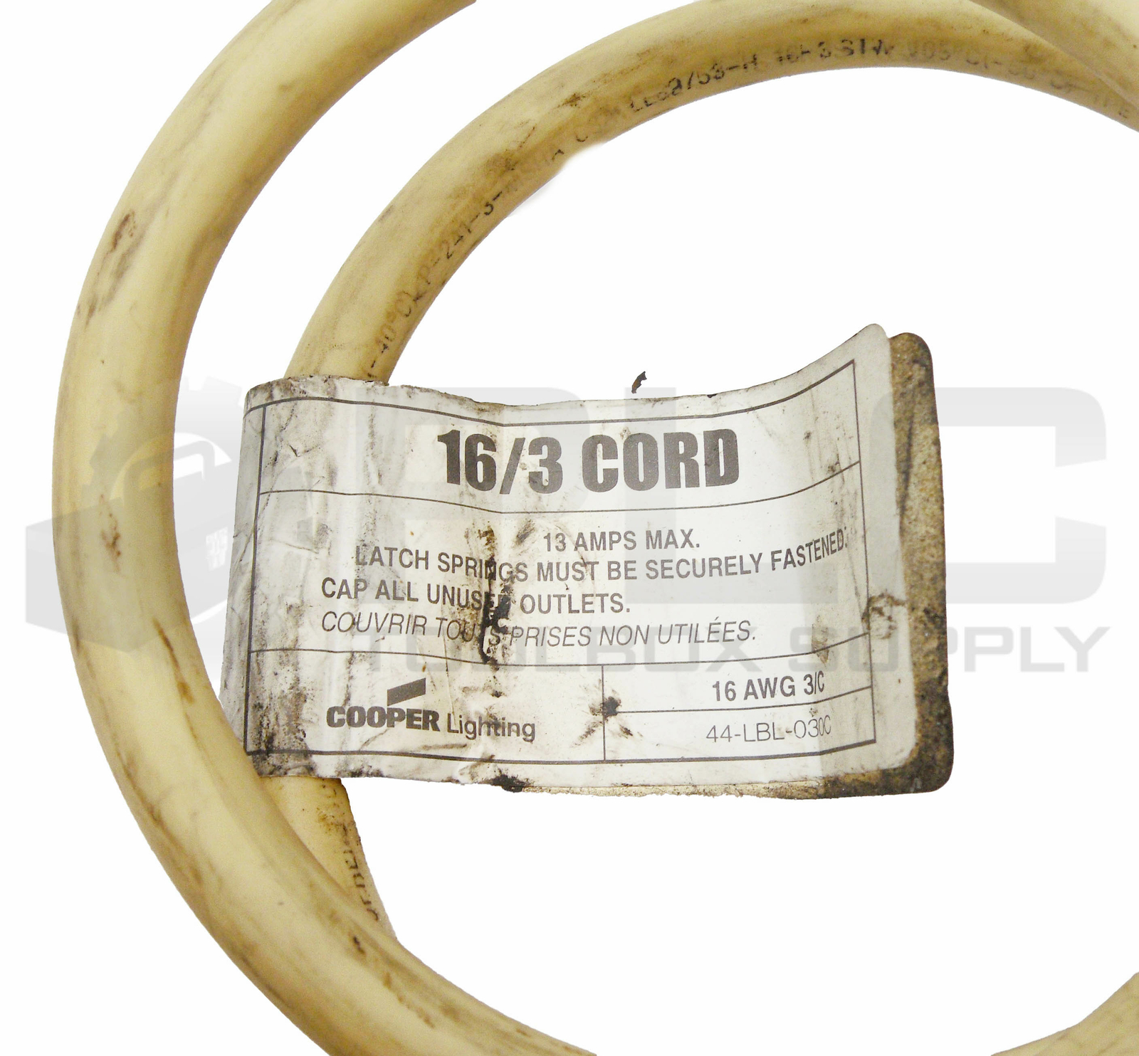 MWS 1FSA3WC FEMALE SO ADAPER 120V NO.16 AWG CONDUCTORS MAX 13 AMPS