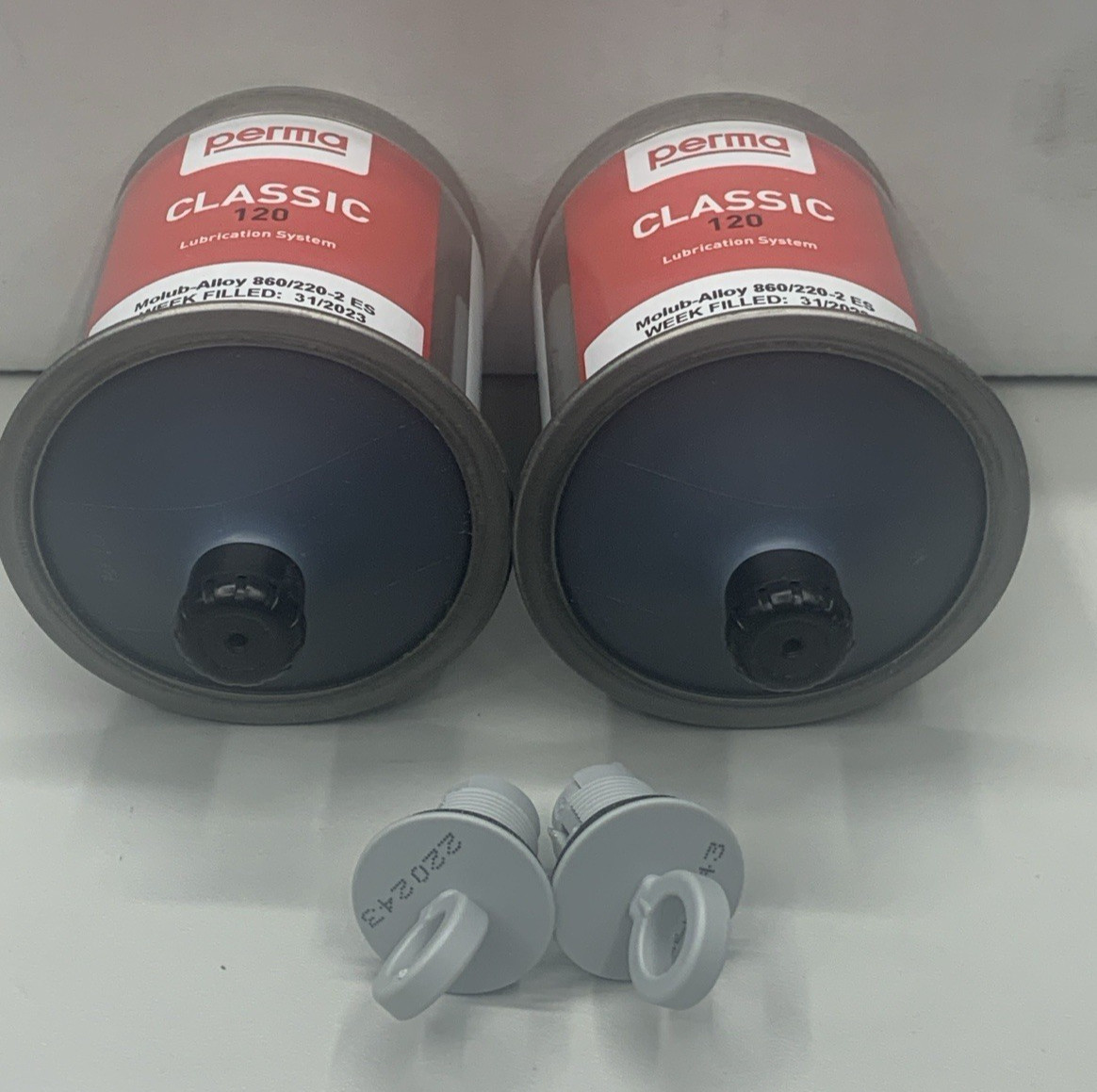 PERMA CLASSIC 120 MOLUB-ALLOY 860/220-2ES LUB SYSTEM (SET OF 2) *NEW*