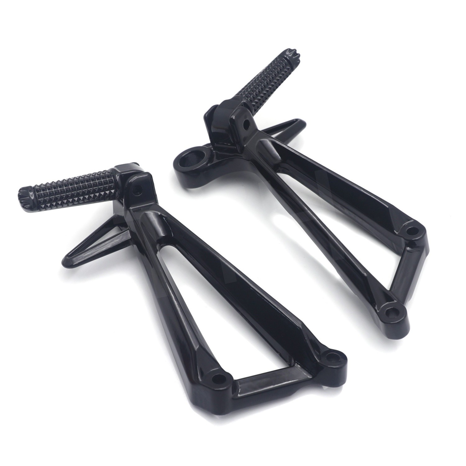 Rear Black Passenger Footpeg Footrest Bracket Yamaha 15-25 YZFR3 20-24 MT03