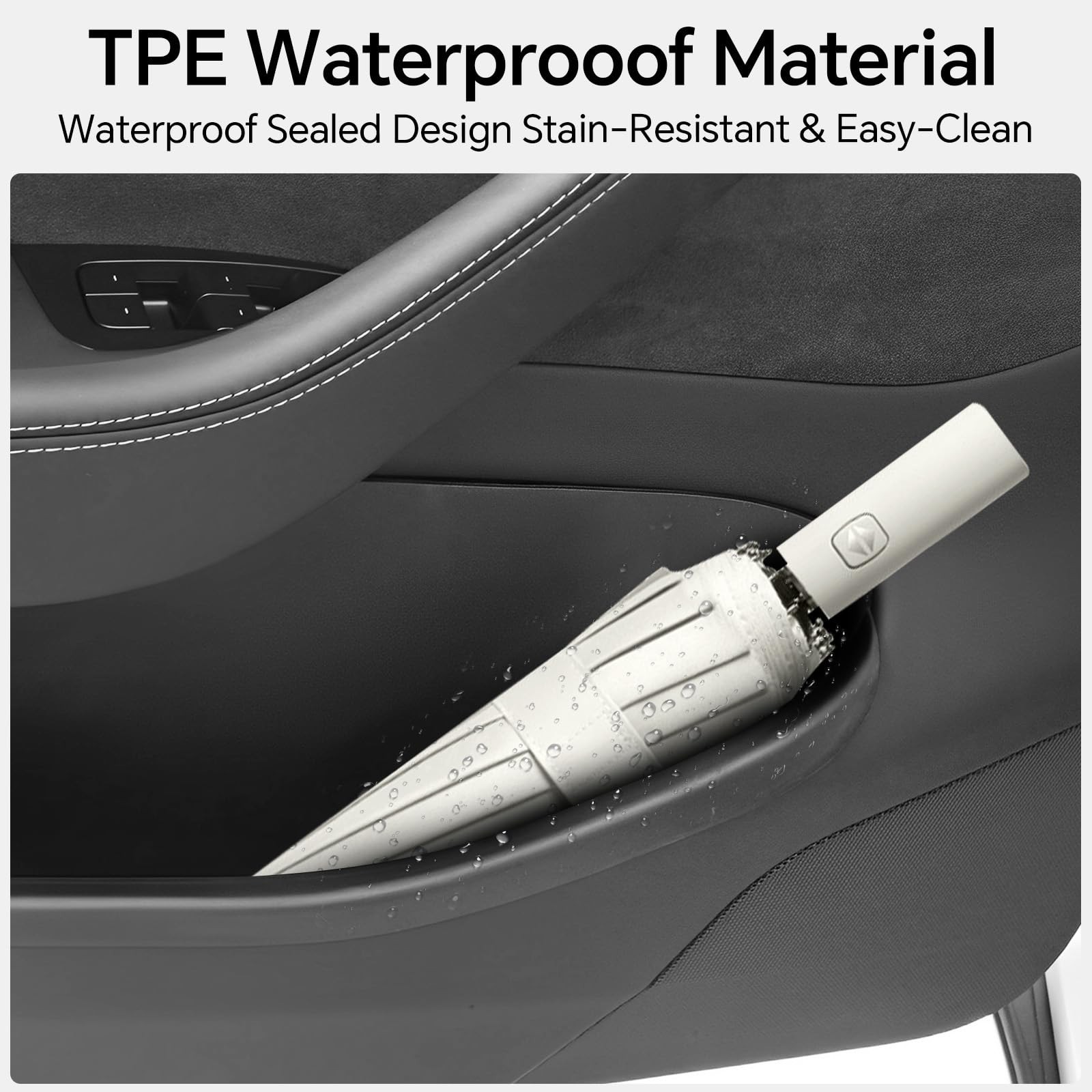 2026 Tesla Model Y Juniper Car Door Side Storage Box Organizer Full-Cover Fro…