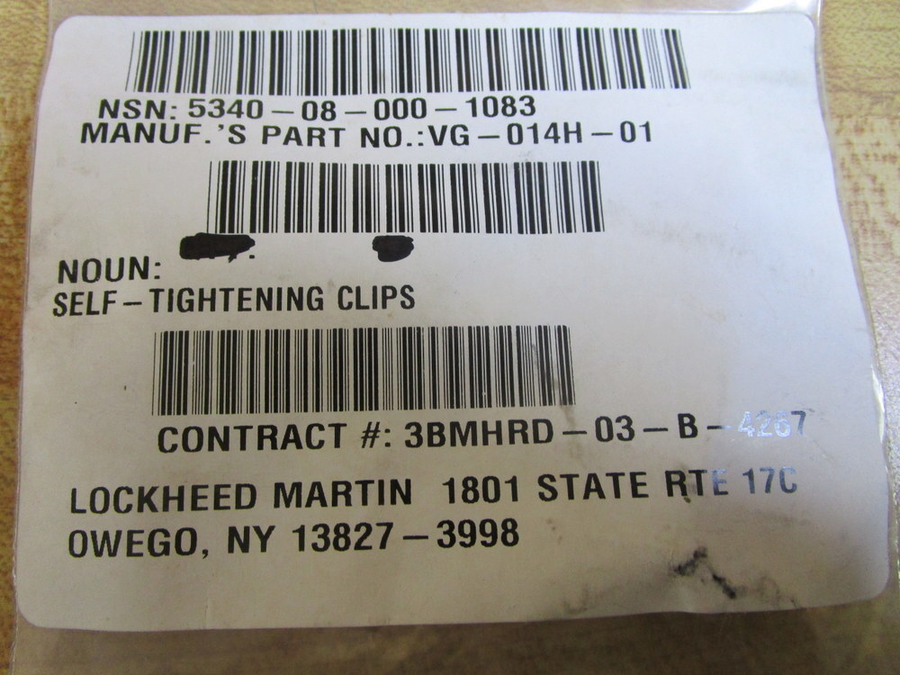 Value Guide VG-014H-01 Rail Clip VG014H01 (Pack of 11)
