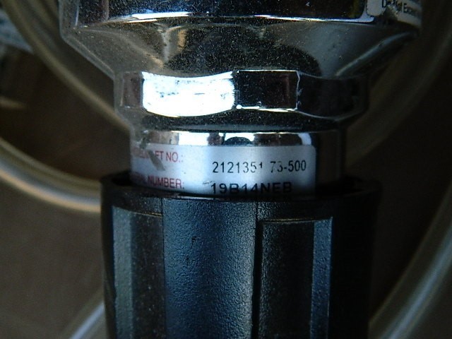 Westair 2121351 73-500 Regulator with Dwyer Flowmeter VFB-65-SSV T27AG