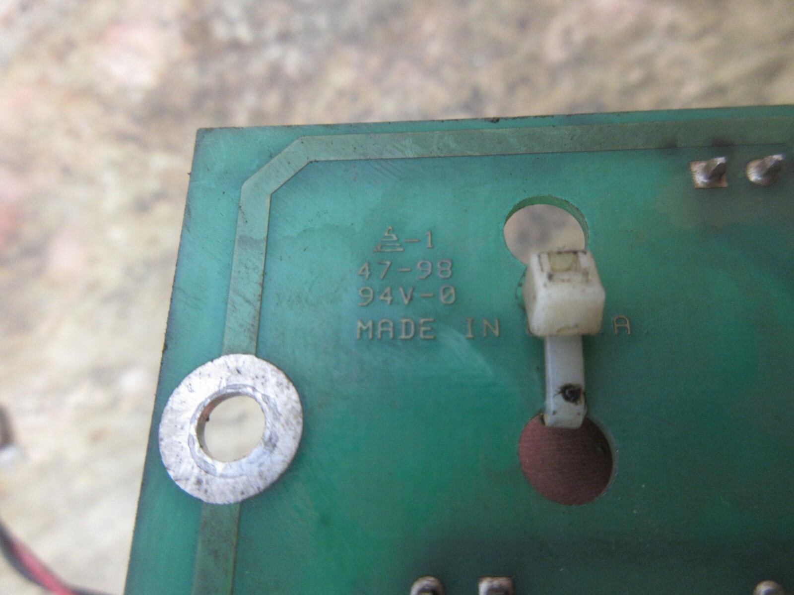 1993 HAAS VF-2 TEMPERATURE SENSOR 65-4027 REV.E1 32-4027 47-98 94V-0