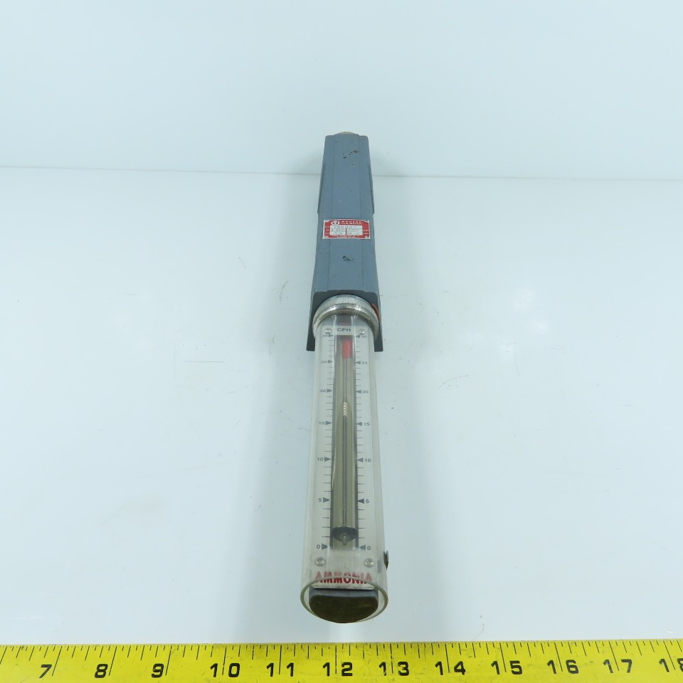 Waukee M-2 Flo-Meter Ammonia Flow Meter 70°F S.G. 0.59 PR. 8 0SIG 3/4″ NPT
