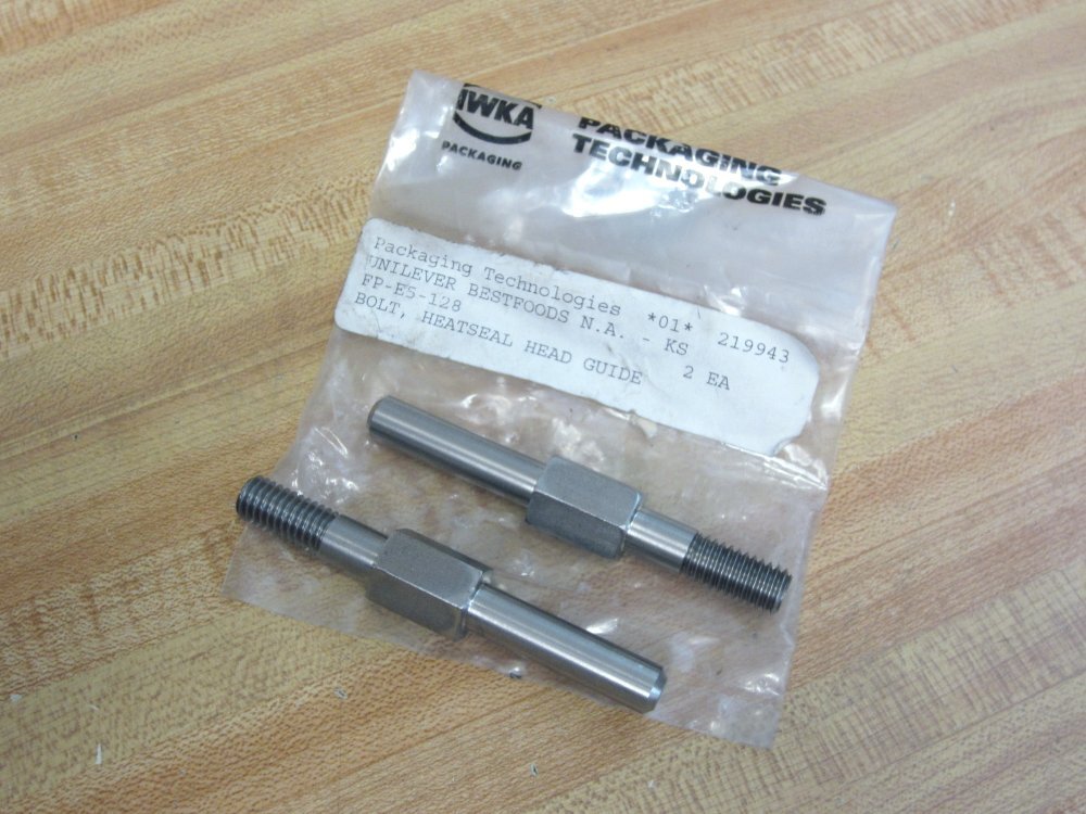 Packaging Technologies FP-E5-128 Heatseal Head Guide Bolt FPE5128 (Pack of 2)