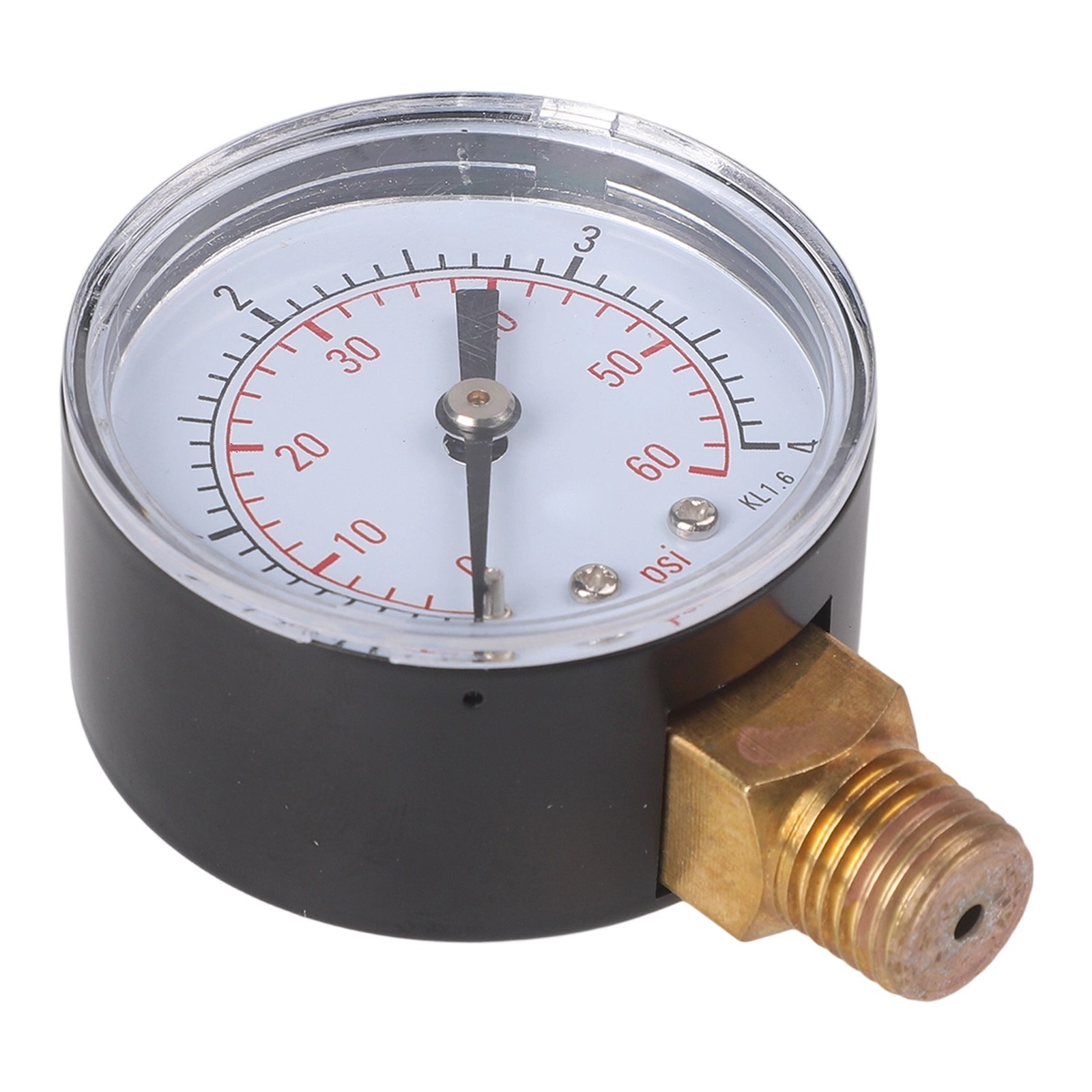 Stainless Steel 14in Pressure Gauge for Industrial HVAC Plumbing 0 4 Bar