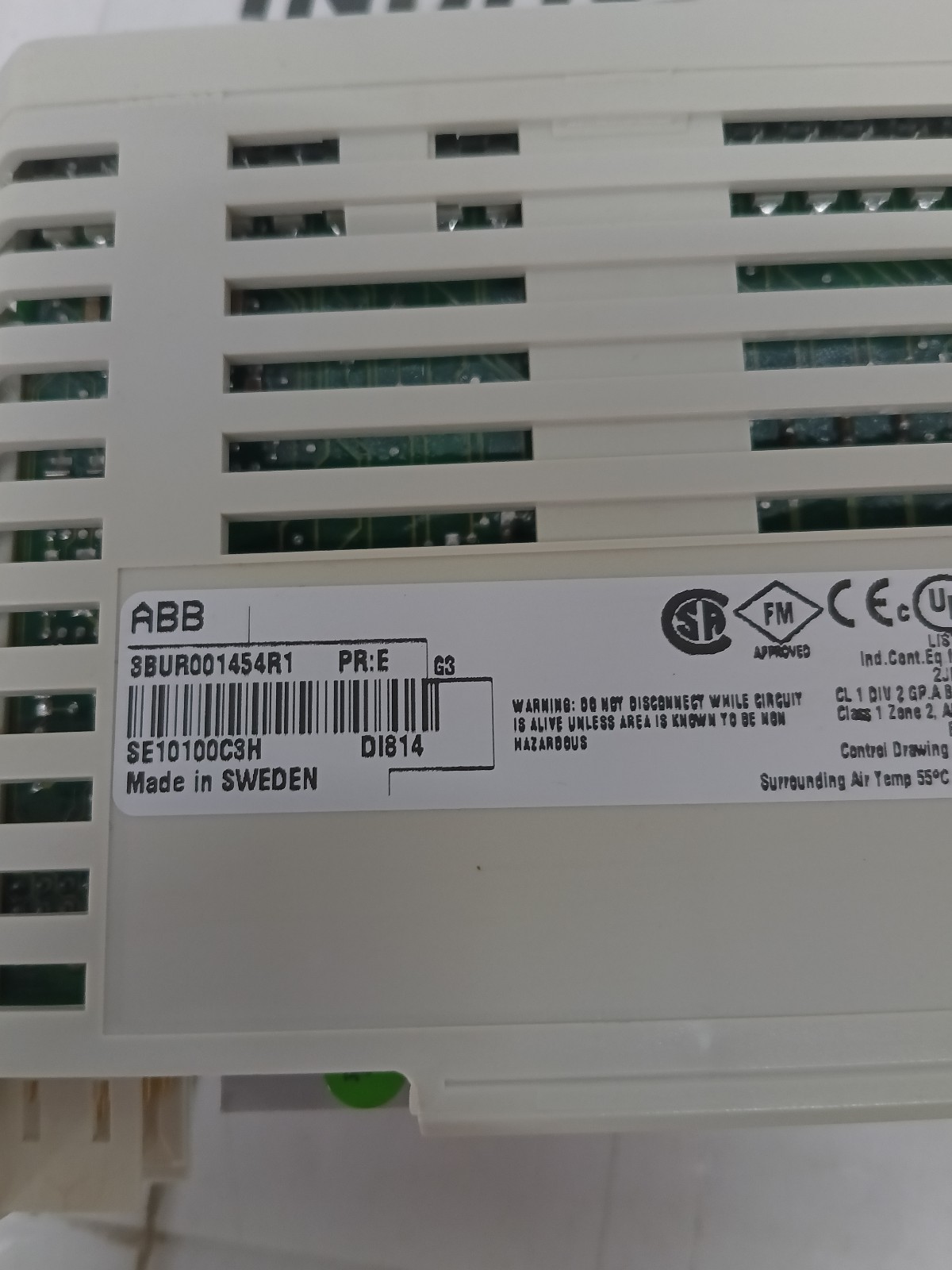 ABB DI814 3BUR00145R1 PR:E