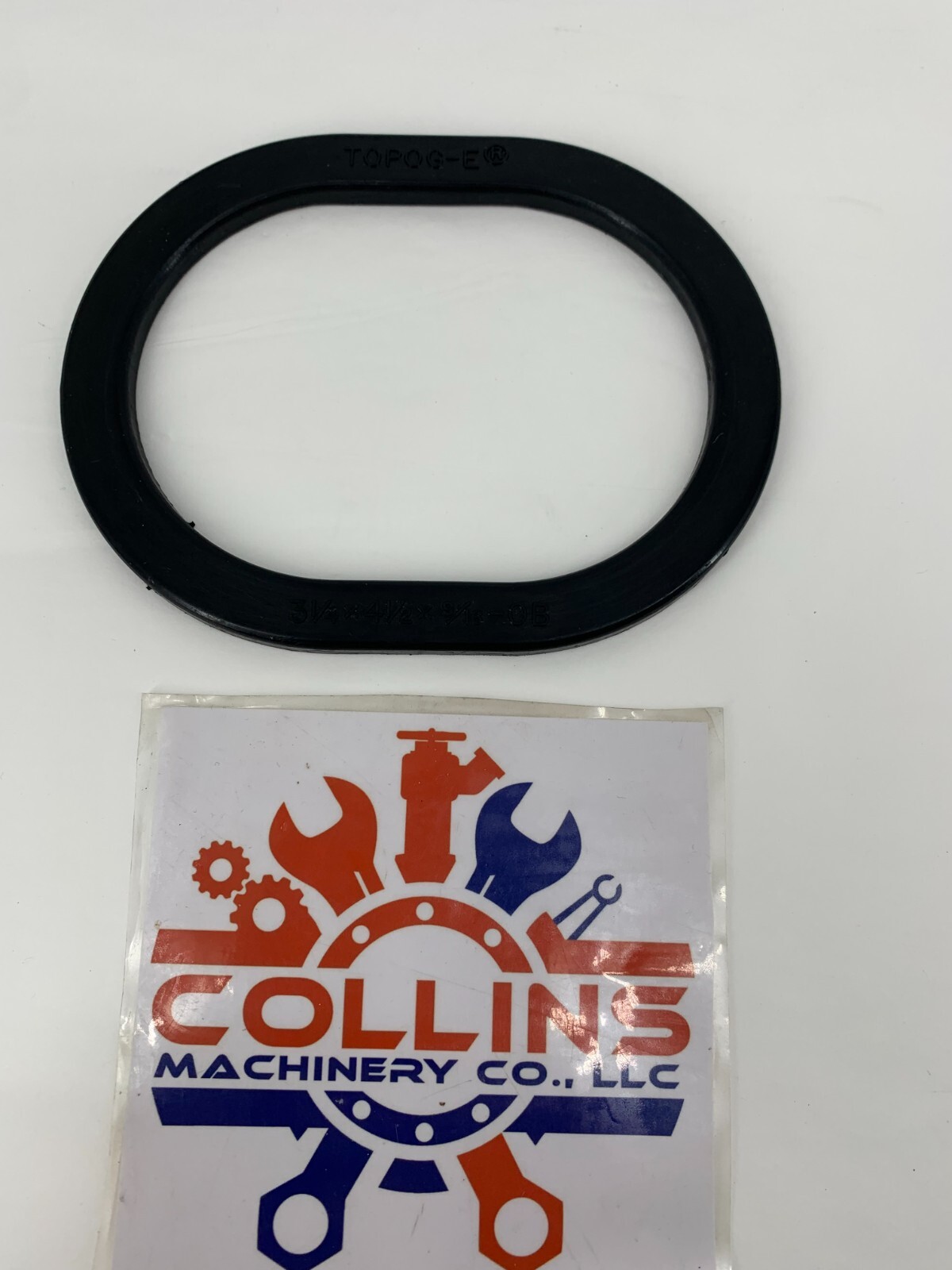 TOPOG-E Gasket Co. T180-3-1/4 x 4-1/2 x 9/16-OB Oblong Handhole Gasket